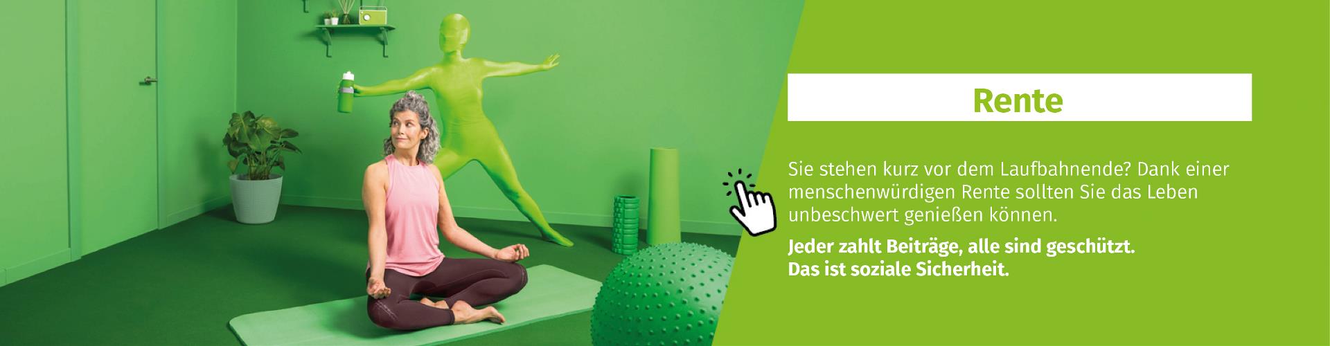 Ihr Laufbahnende naht? Dank einer menschenwürdigen Rente sollten Sie das Leben unbeschwert genießen können. Jeder zahlt Beiträge, alle sind geschützt. Das ist die soziale Sicherheit.